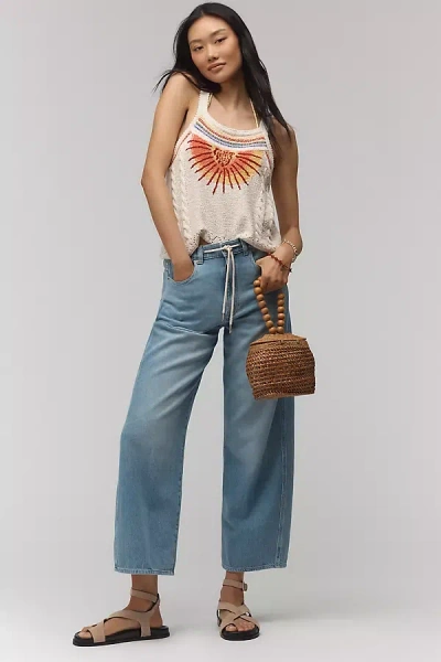 Dl1961 Taylor High-rise Barrel Jeans In Blue