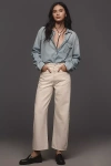 Dl1961 Taylor High-rise Crop Barrel Jeans In Beige
