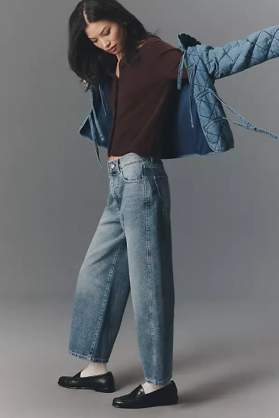 Dl1961 Taylor High-rise Relaxed Barrel Jeans In Blue