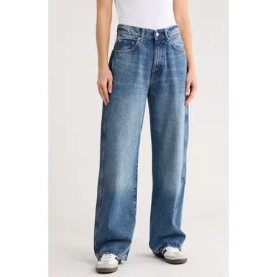 Dl1961 Taylor High Waist Relaxed Barrel Jeans In Blue