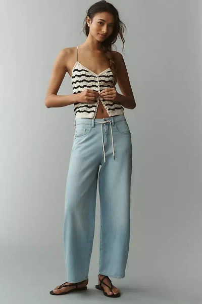 Dl1961 Taylor High-rise Drawstring Jeans In Blue