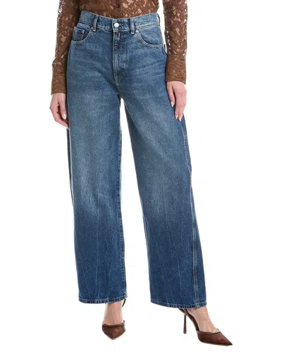 Dl1961 Taylor North Water Relaxed Barrel Leg Jean In Blue