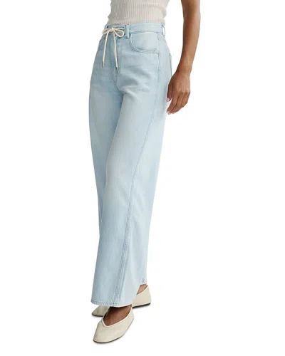 Dl1961 Taylor Relaxed Barrel High Rise Jeans In Poolside Aura In Blue
