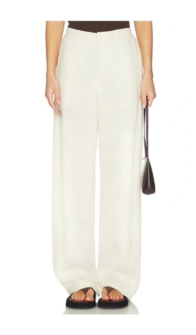 Dl1961 Taylor Relaxed High Rise Barrel Pants In White