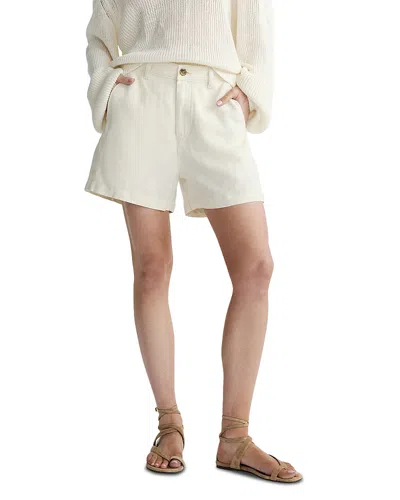 Dl1961 Taylor Relaxed High Rise Shorts In White