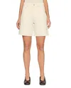 Dl1961 Taylor Ultra-high Denim Shorts In Flax