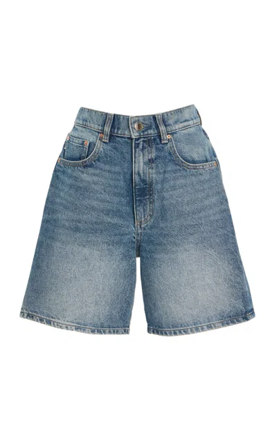 Dl1961 Taylor Ultra-high Denim Shorts In Blue