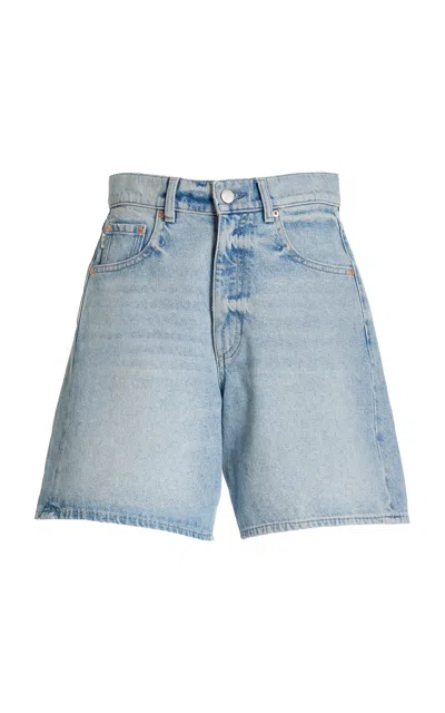 Dl1961 Taylor Ultra-high Denim Shorts In Blue