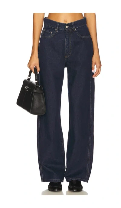 Dl1961 Taylor Ultra High Relaxed Rise Barrel Jeans In Blue