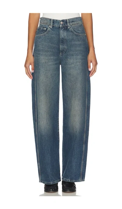 Dl1961 Taylor Ultra High Rise Barrel Jeans In Blue