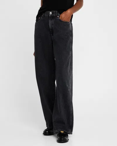 Dl1961 Taylor Ultra High-rise Barrel Jeans In Nightshade