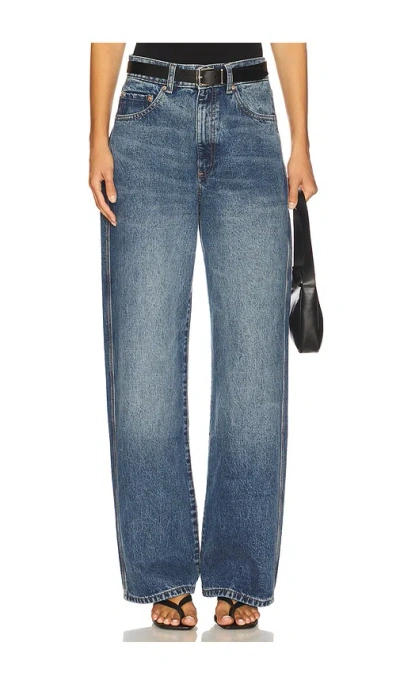 Dl1961 Taylor Ultra High Rise Relaxed Barrel Jeans In Blue
