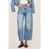 Dl1961 Taylor Relaxed Barrel Leg Jeans In Salt Lake In Blue