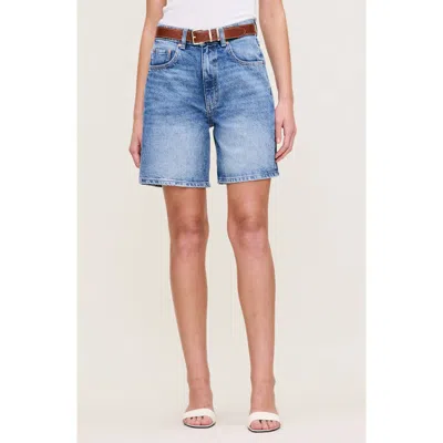 Dl1961 Taylor Ultra High Waist Denim Shorts In Blue