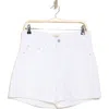 Dl1961 Taylor Ultra High Waist Denim Shorts In White