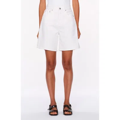 Dl1961 Taylor Ultra High Waist Denim Shorts In White Vintage