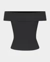 Dl1961 The Off-shoulder Top In Black