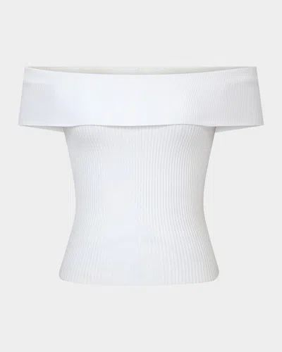 Dl1961 The Off-shoulder Top In White