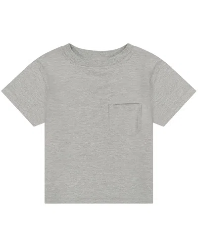 Dl1961 Girls' Short Sleeved Tee - Big Kid In Gray