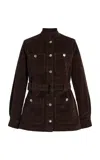Dl1961 Utility Corduroy Jacket In Brown