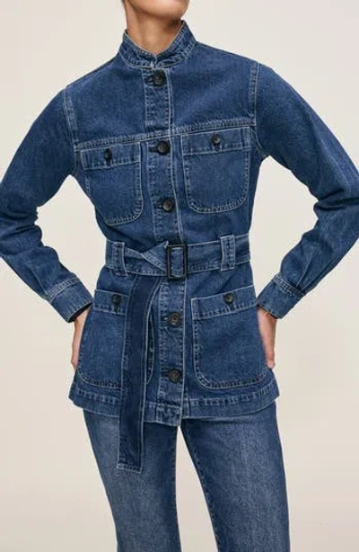 Dl1961 Utility Denim Jacket In Moon Lake