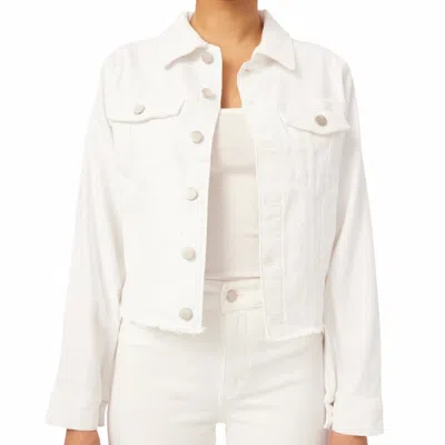 Dl1961 Vika Classic Denim Jacket In White