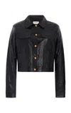 Dl1961 Vika Leather Jacket In Black