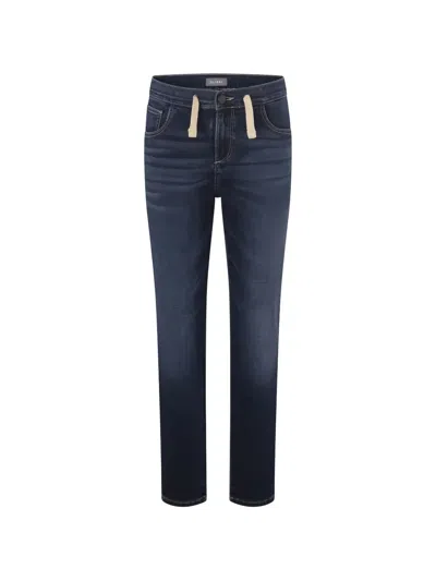 Dl1961 Kids' William Drawstring-waist Jeans In Blue