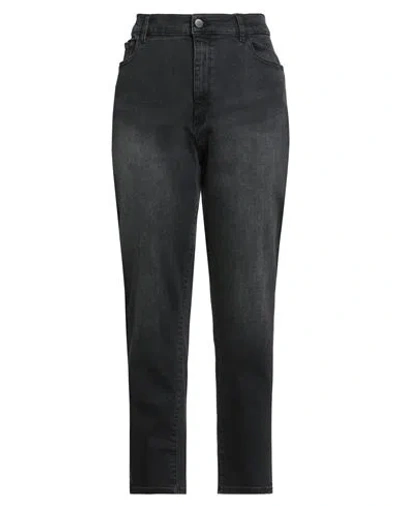 Dl1961 Woman Jeans Black Size 32 Cotton, Lycra