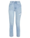 Dl1961 Woman Denim Pants Blue Size 23 Cotton In Blue