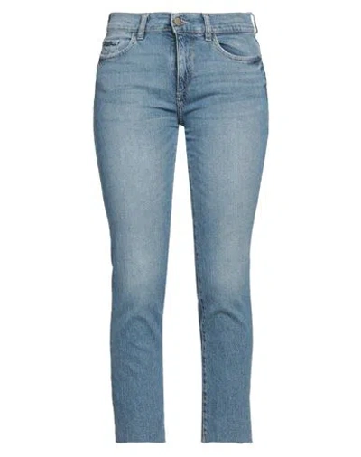 Dl1961 Woman Jeans Blue Size 26 Cotton, Lycra