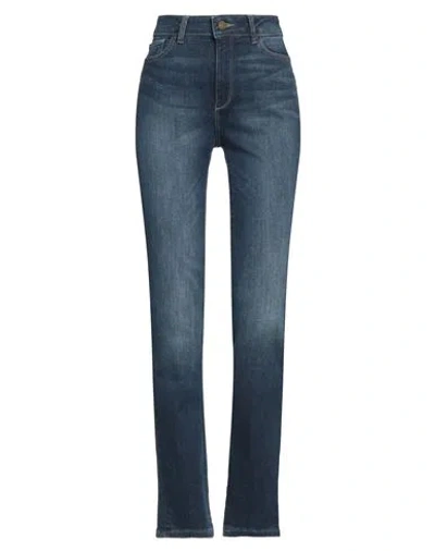 Dl1961 Woman Jeans Blue Size 28 Cotton, Tencel, Polyester, Lycra