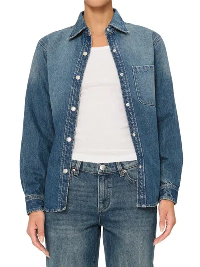 Dl1961 Women's Ines Denim Shirt In Blue