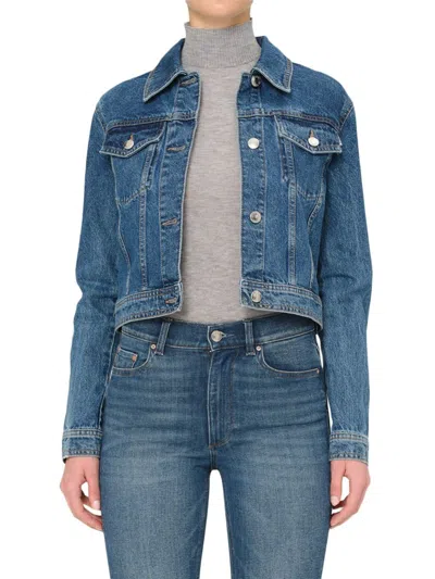 Dl1961 Women's Vika Classic Denim Jacket In Blue