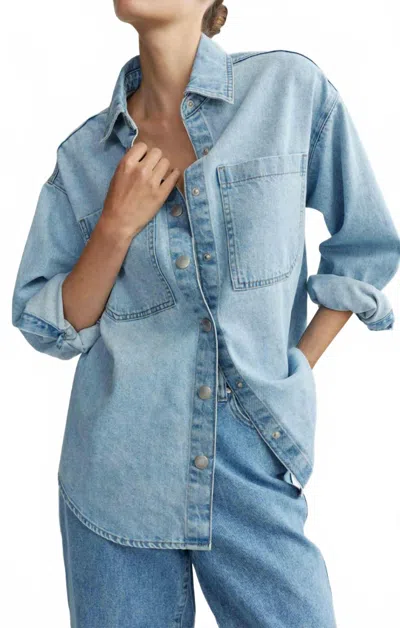 Dl1961 - Women's Addison Overshirt In Blue