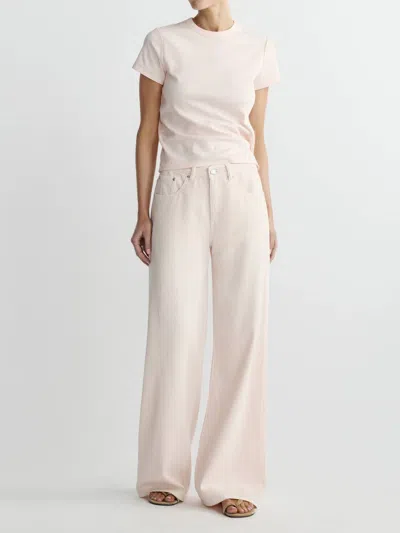 Dl1961 - Women's Alex Baggy Wide Leg Jean In Eggshell Aura In Neutral