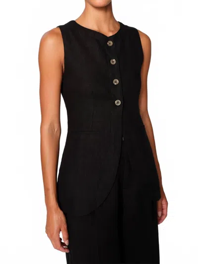 Dl1961 - Women's Amalie Button-up Top In Black