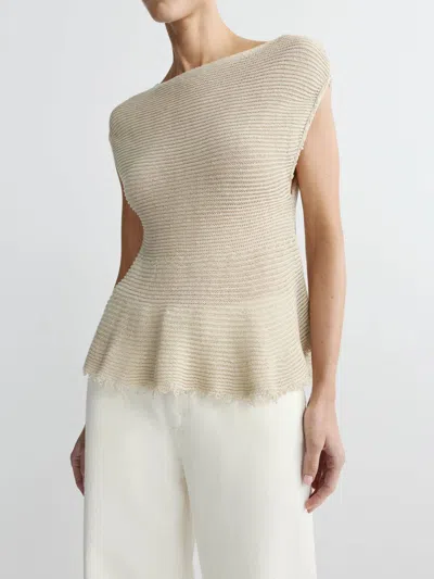 Dl1961 - Women's Anok Top In Flax In Neutral
