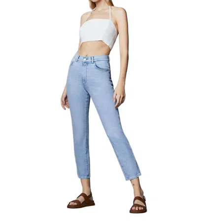 Dl1961 - Women's Bella Slim High Rise Vintage In Lt. Jet Stream In Blue