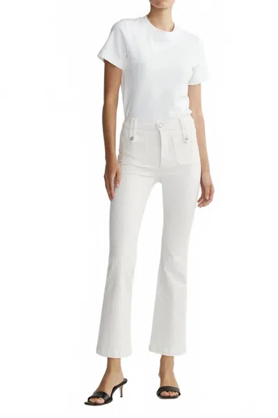 Dl1961 - Women's Bridget Boot High Rise Instasculpt Crop Jean In Porcelain In White