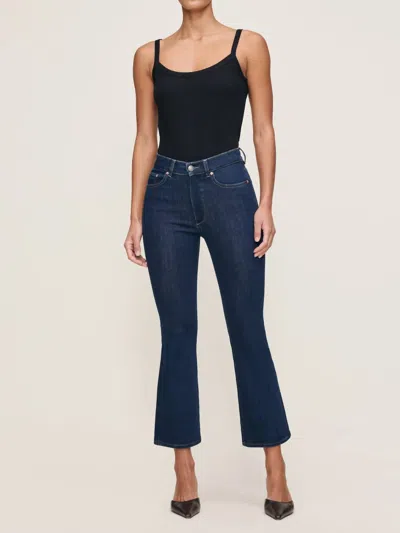 Dl1961 - Women's Bridget Boot High Rise Instasculpt Crop Jeans In Lunar Sky In Blue
