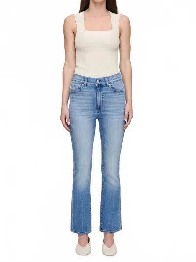 Dl1961 - Women's Bridget Boot High Rise Instasculpt Crop Jeans In Spring Creek In Blue