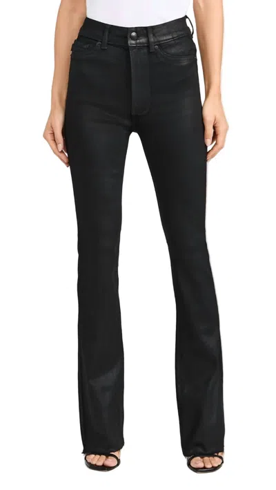 Dl1961 - Women's Bridget Boot High Rise Instasculpt Jeans In Black Coated
