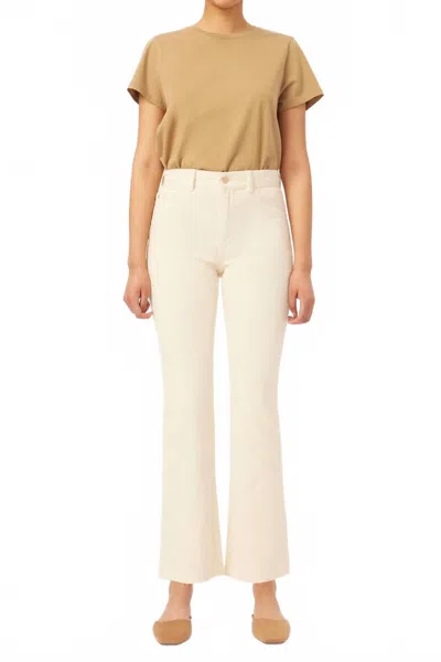 Dl1961 - Women's Bridget Boot High Rise Instasculpt Crop Jean In Manilla In Neutral