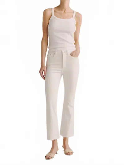 Dl1961 - Women's Bridget High Rise Instasculpt Boot Cut Jean In White In Red