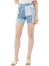 Dl1961 Womens Denim Patchwork Denim Shorts In Multi