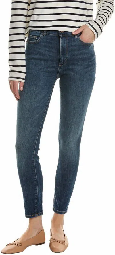 Dl1961 - Women's Farrow Ankle High-rise Instasculpt Skinny Jeans In Dark Blue/graham