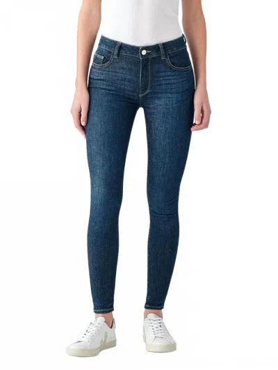 Dl1961 - Women's Florence Midrise Ankle Skinny Jeans In Dekalb In Blue