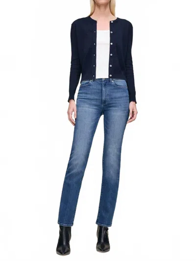 Dl1961 - Women's Halle Straight Jean In Oceanside In Blue