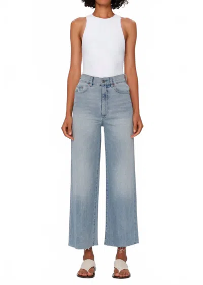 Dl1961 - Women's Hepburn Wide Leg Denim Pants In Freshwater In Blue